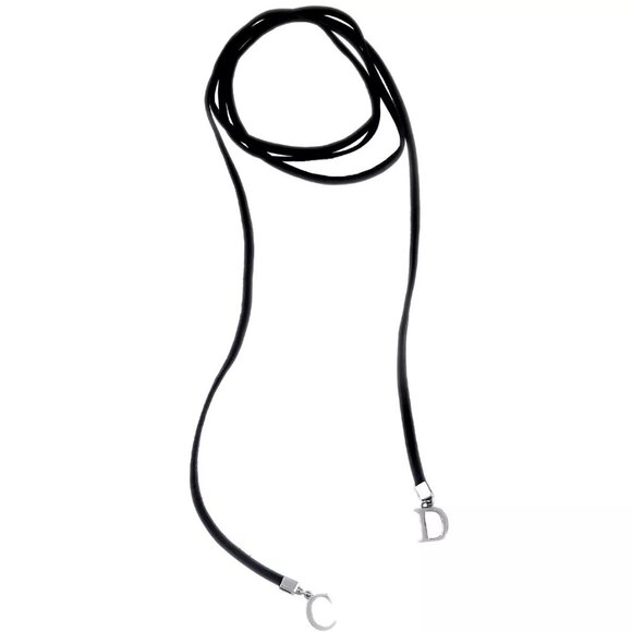 Christian Dior Choker Necklace Black - Picture 1 of 5